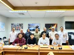 Audiensi ke SKK Migas Sumbagut, Ketua PWI Riau Sampaikan Program 2024